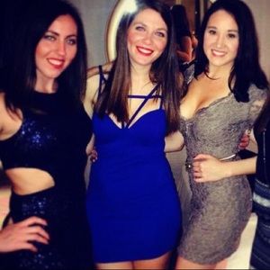 Silence & Noise Lace Mini Dress